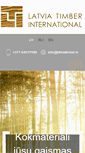Mobile Screenshot of latviatimber.lv